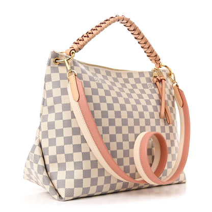 Louis Vuitton Damier Azur Beaubourg Hobo MM 3 of 10