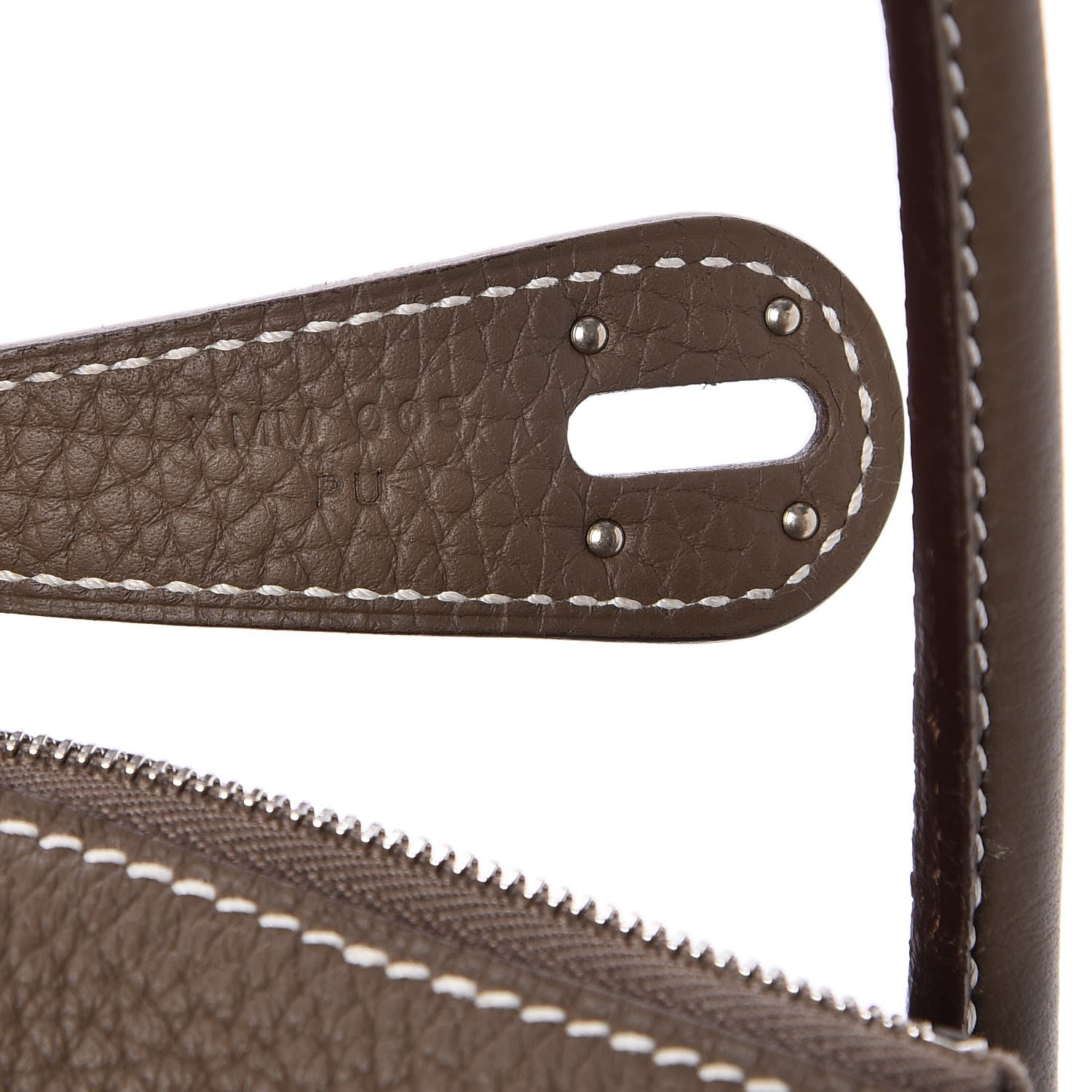 Hermes Taurillon Clemence Lindy 26 Etoupe 7 of 8