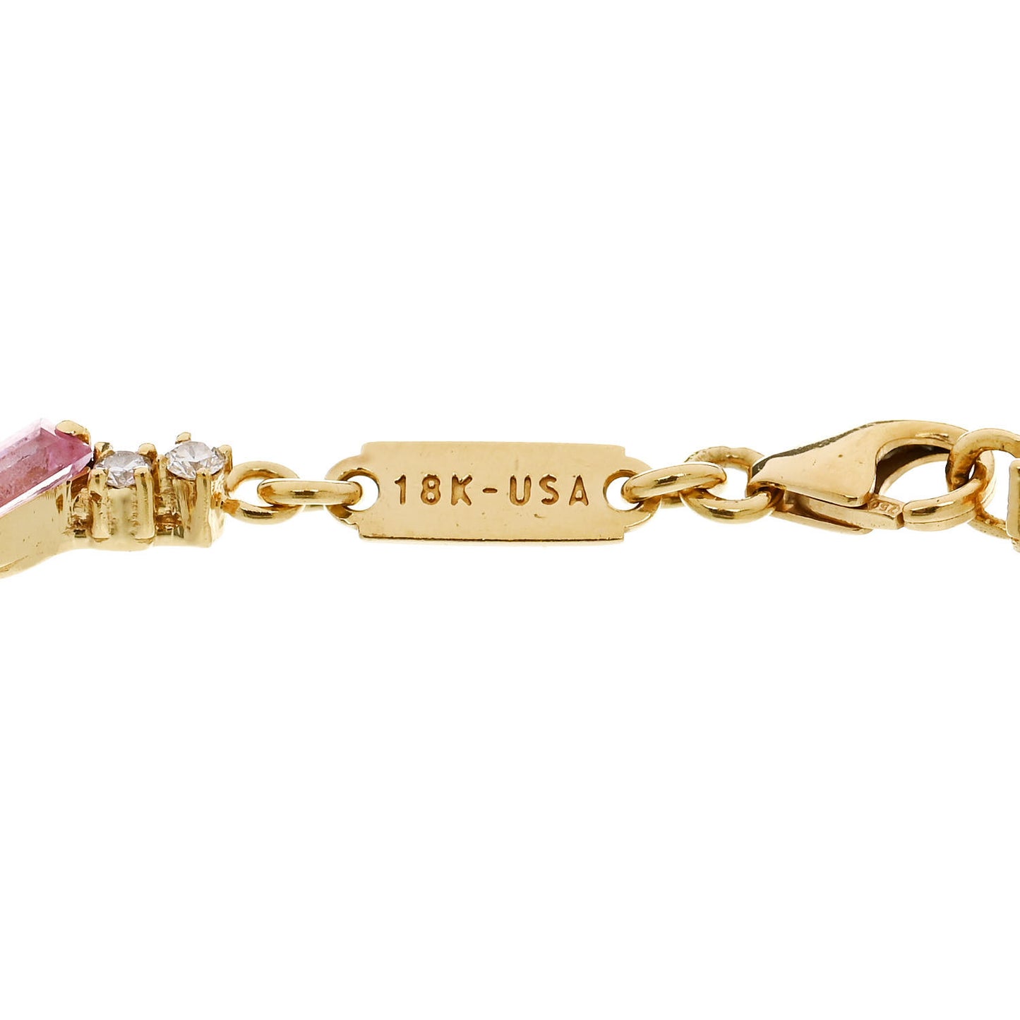 18K Rose Gold Rainbow Sapphire La Fantaisie Star Dust Bracelet