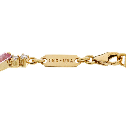Suzanne Kalan 18K Rose Gold Rainbow Sapphire La Fantaisie Star Dust Bracelet 4 of 4