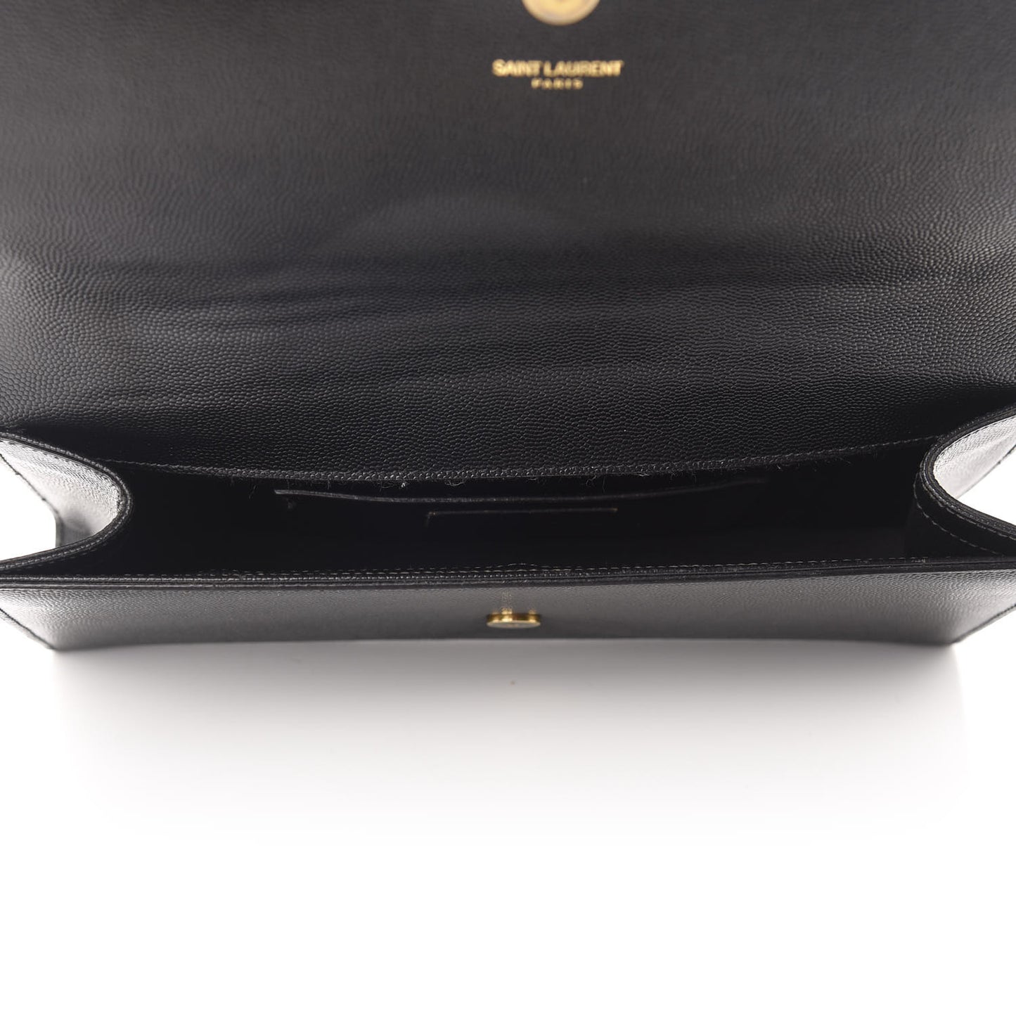 Grain De Poudre Monogram Cassandre Clutch Black