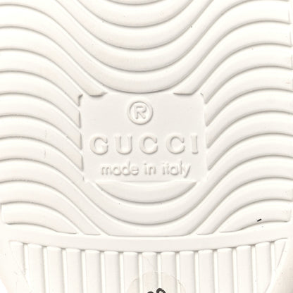 Gucci Calfskin Ayers Bee Embroidered Womens Ace Sneakers 39 White Green 7 of 9