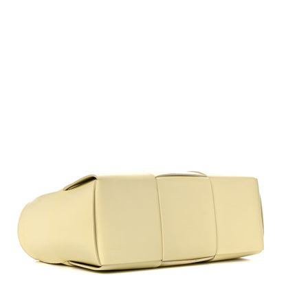 Bottega Veneta Grained Calfskin Intrecciato Small Arco Tote Ice Cream 5 of 14