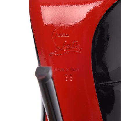 Christian Louboutin Patent Pigalle 120 Pumps 38 Black 8 of 11