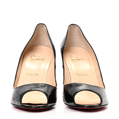 Christian Louboutin Patent Mater Claude 85 Pumps 40 Black 2 of 7