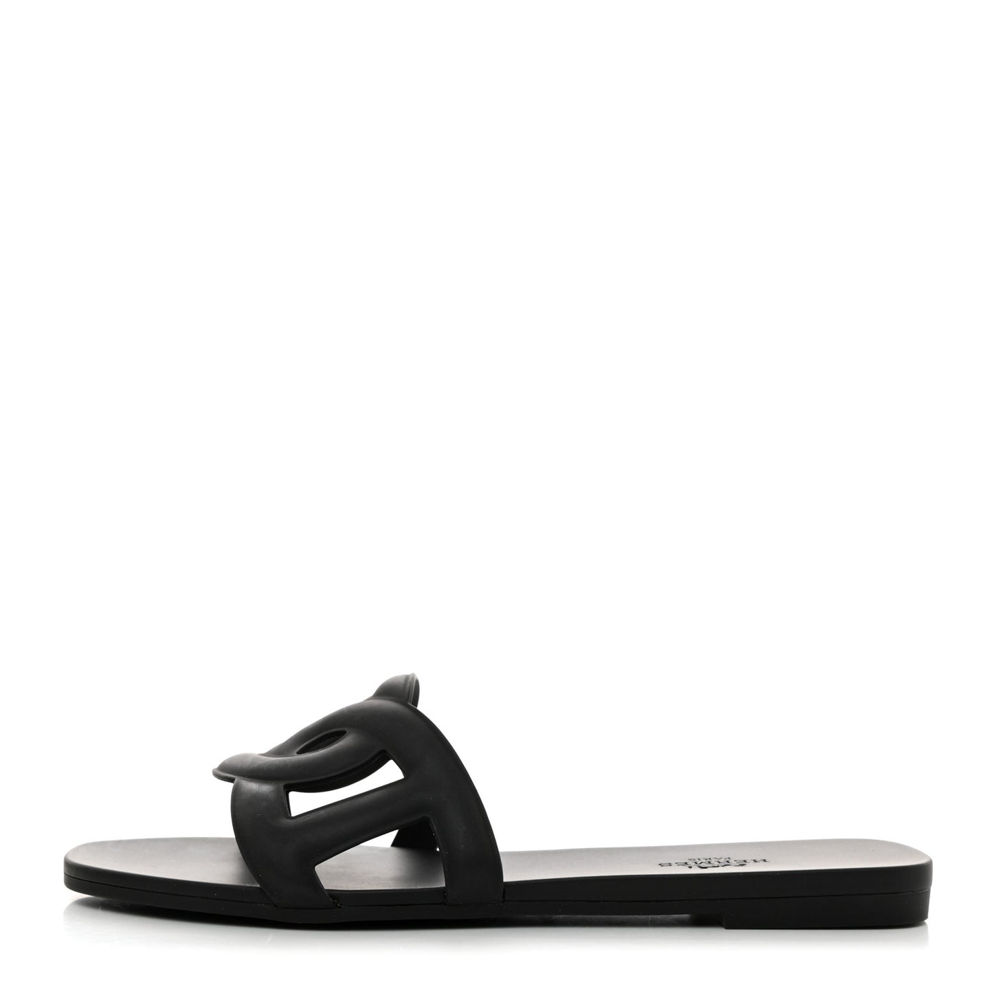 Rubber Aloha Sandals 36 Black