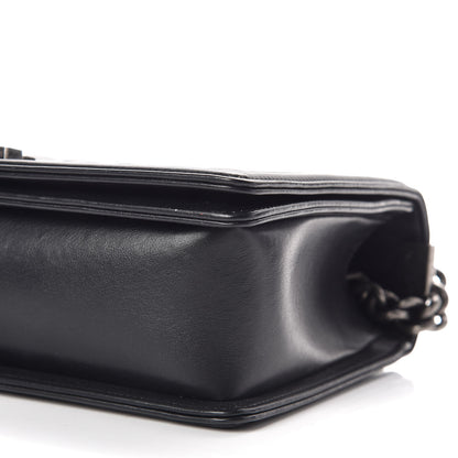 Chanel Calfskin Quilted New Medium Boy Flap Black 6 of 10