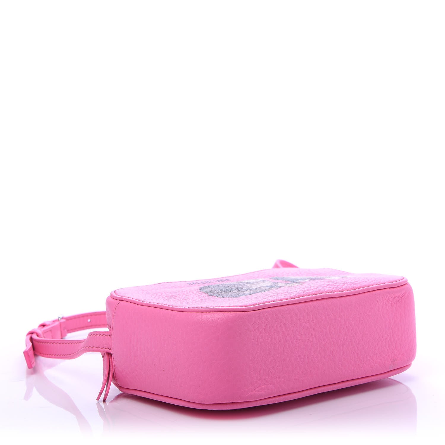 Balenciaga Calfskin Kittens Logo XS Everyday Camera Bag Acid Pink 4 of 9