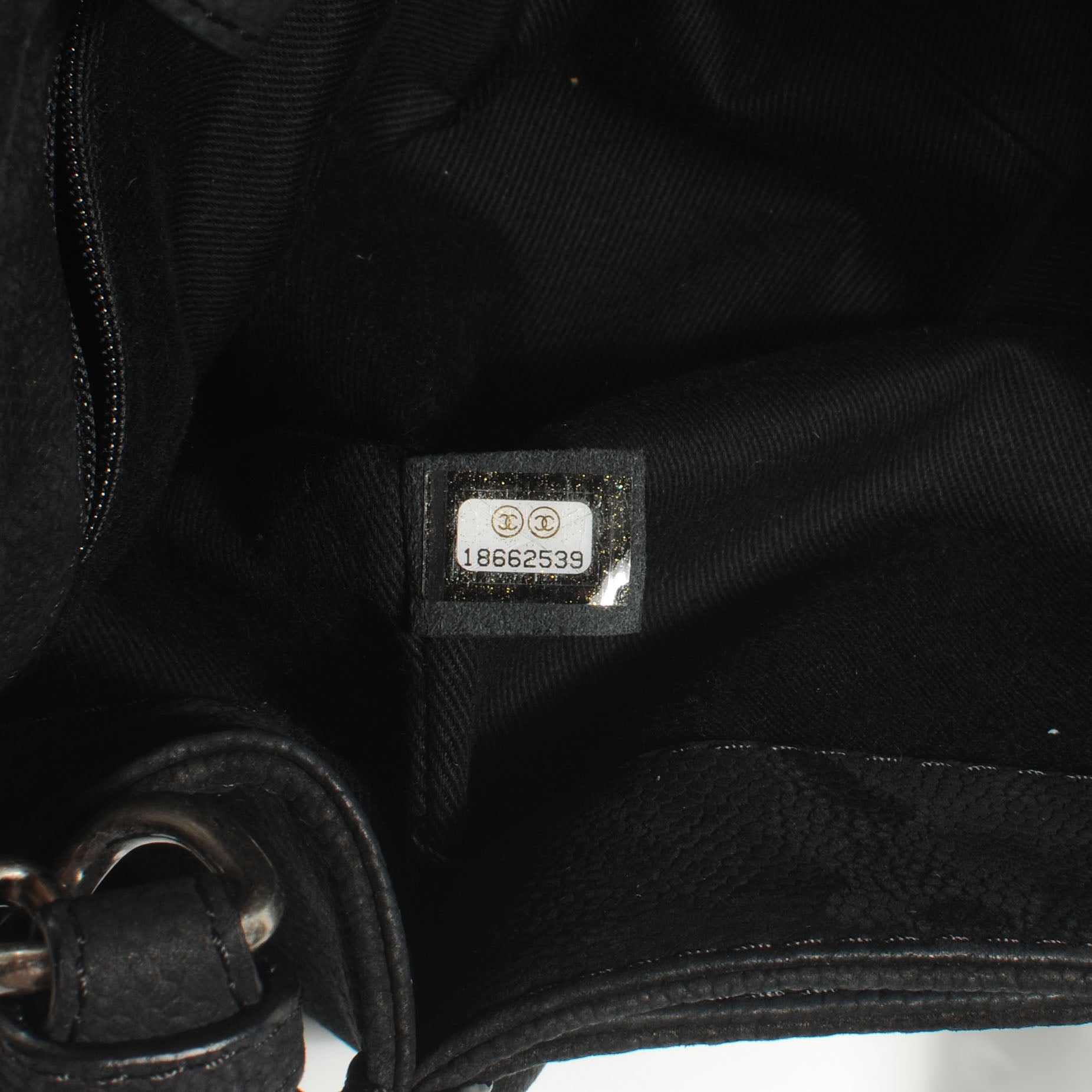 Chanel Iridescent Caviar Large Flap Black 7 of 7