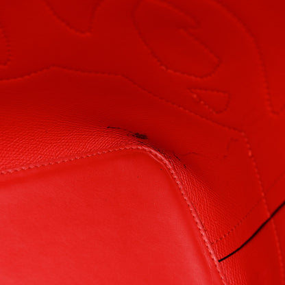 Christian Louboutin Calfskin Patent Logo Spikes East West Cabata Tote Red 11 of 20