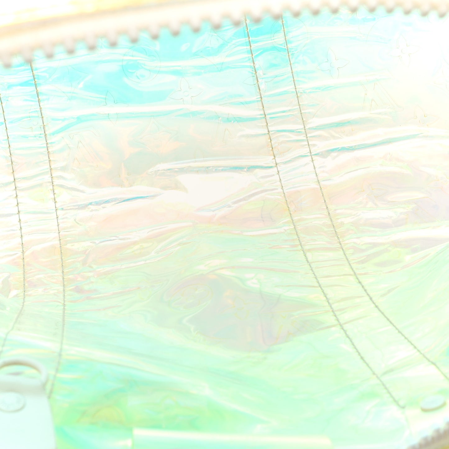 PVC Monogram Keepall Bandouliere 50 Iridescent Prism