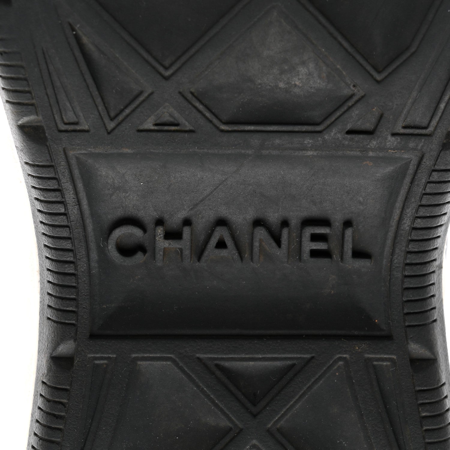 Chanel Velvet Calfskin Mixed Fibers CC Sneakers 37 Black 6 of 13