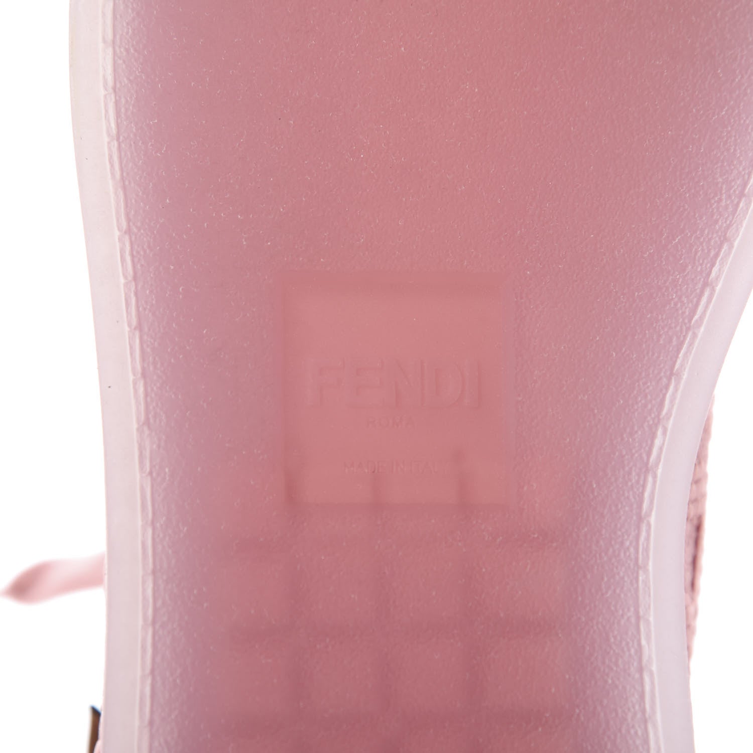 Fendi Corda FF Promenade Low Top Sneakers 40 Pink 9 of 11