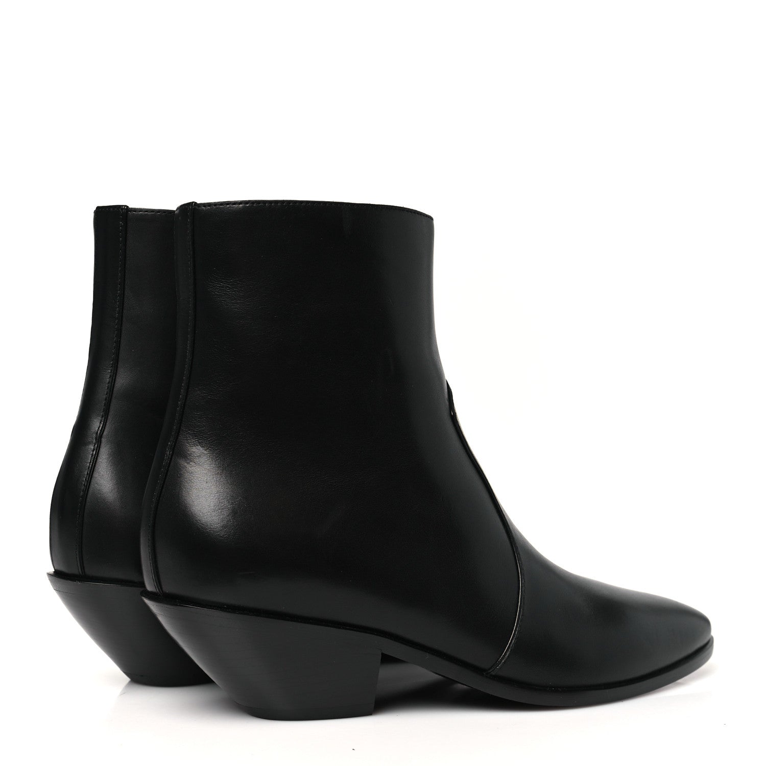 Saint Laurent Calfskin West 45 Chelsea Boots 37 Black 5 of 10