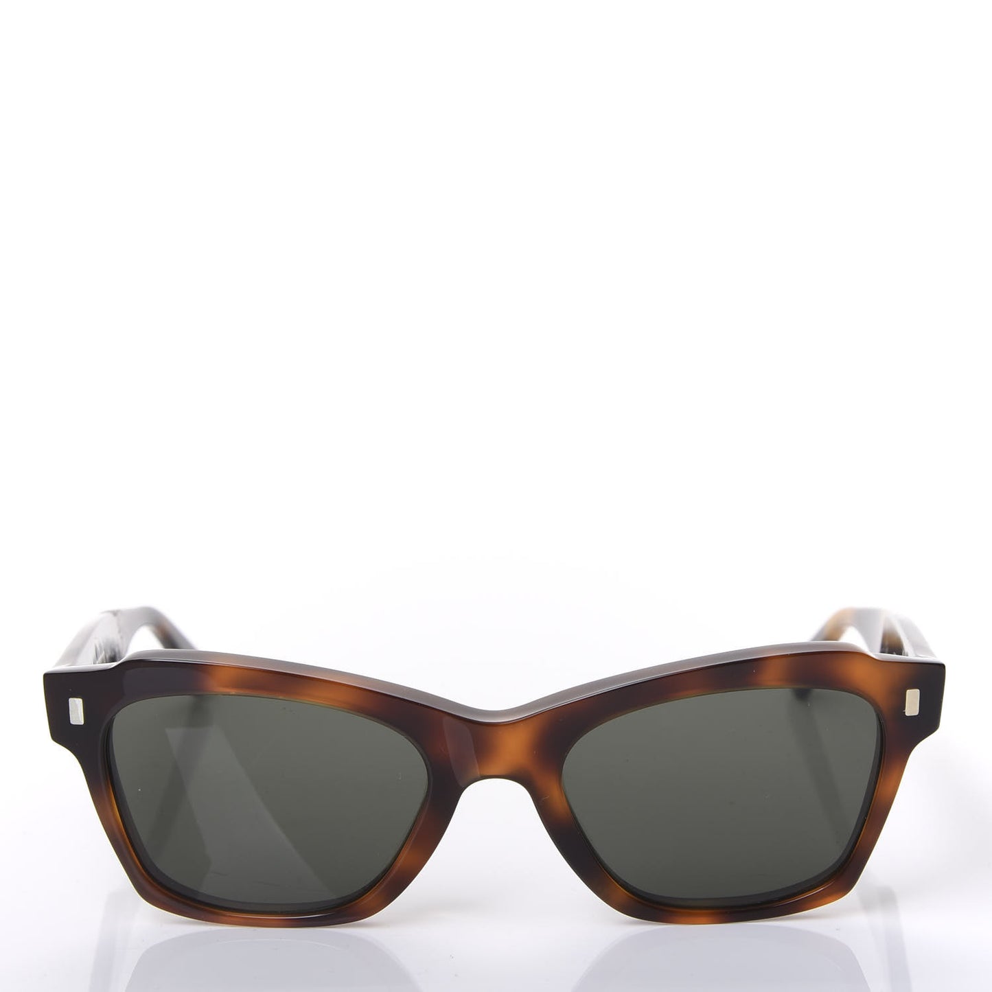 Rectangular Cat Eye Sunglasses CL40058I Havana