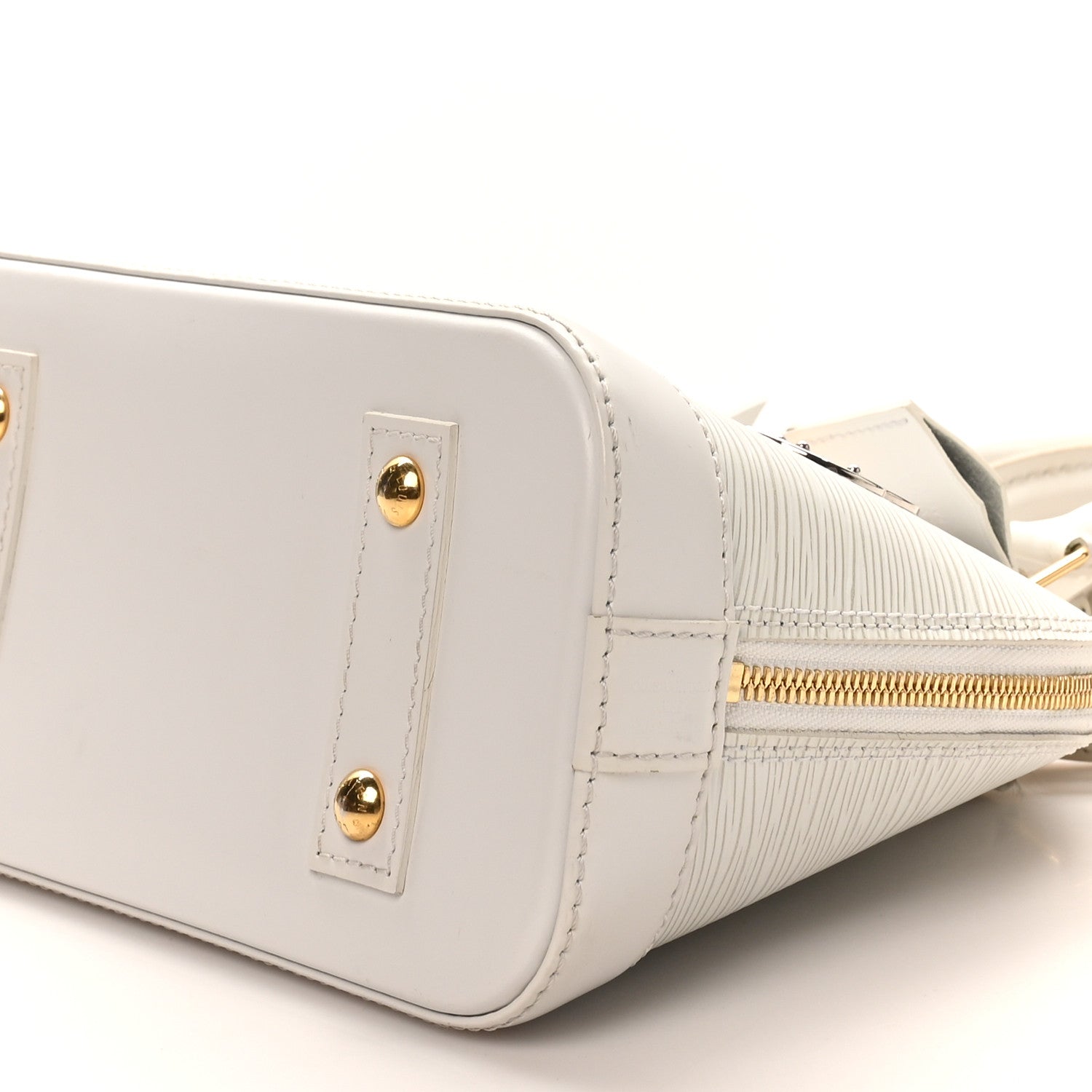 Louis Vuitton Epi Love Lock Alma BB White 9 of 9
