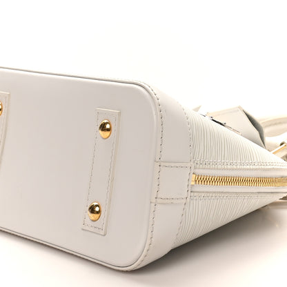 Louis Vuitton Epi Love Lock Alma BB White 9 of 9