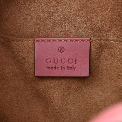Gucci GG Supreme Monogram Blooms Mini Chain Shoulder Bag Beige Multicolor Dry Rose 6 of 9