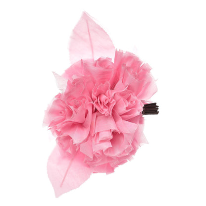 Chanel Silk Taffeta Camellia Brooch Pink 1 of 4