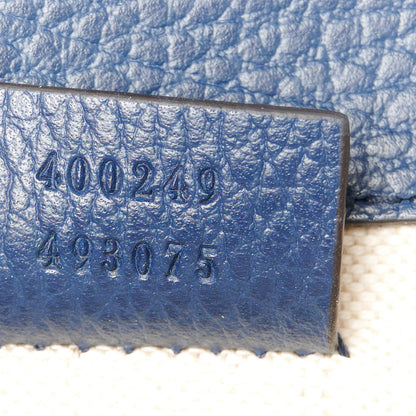 Gucci Pebbled Calfskin Small Dionysus Shoulder Bag Blue Agata 8 of 11