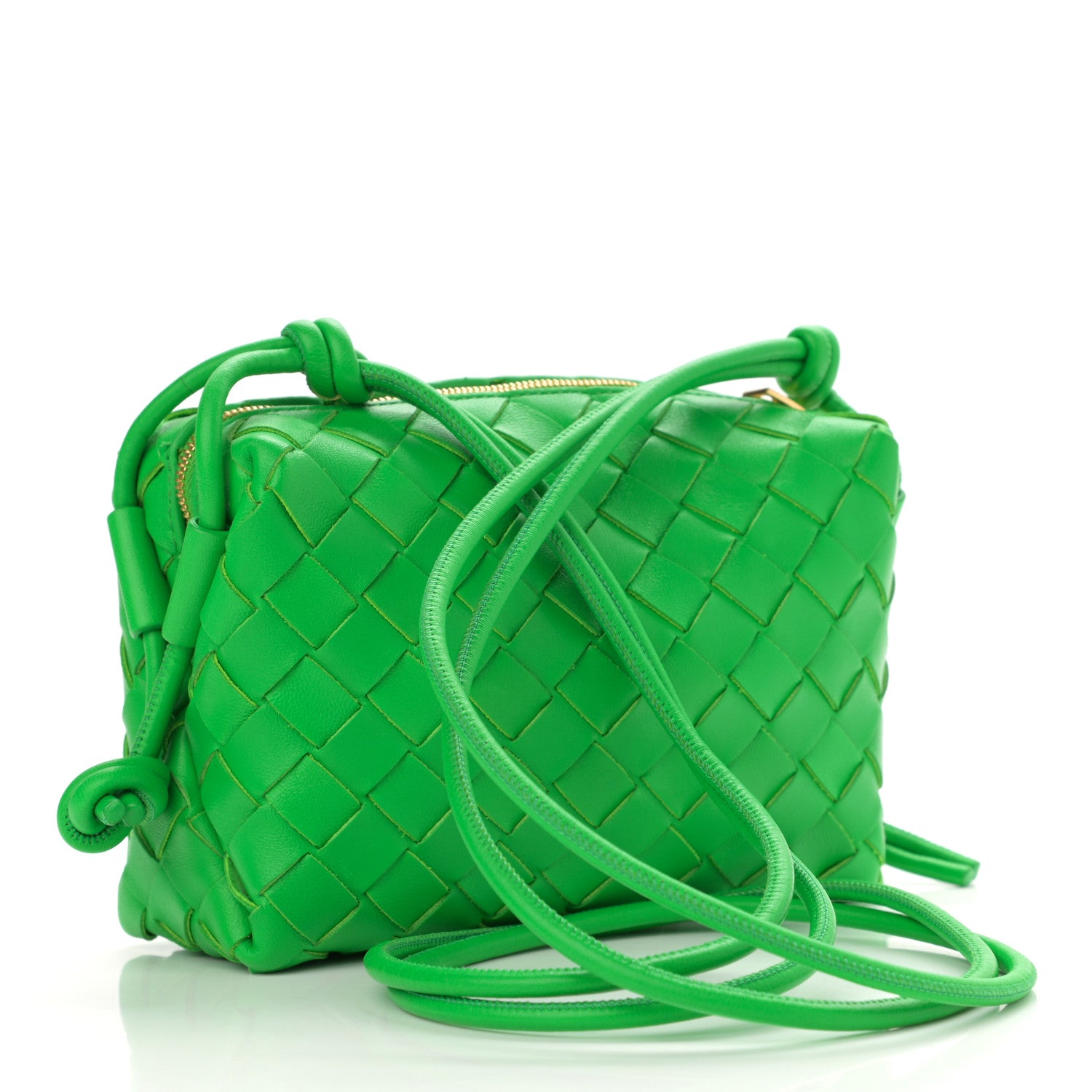 Bottega Veneta Nappa Intrecciato Mini Loop Camera Bag Parakeet 3 of 9