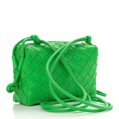 Bottega Veneta Nappa Intrecciato Mini Loop Camera Bag Parakeet 3 of 9