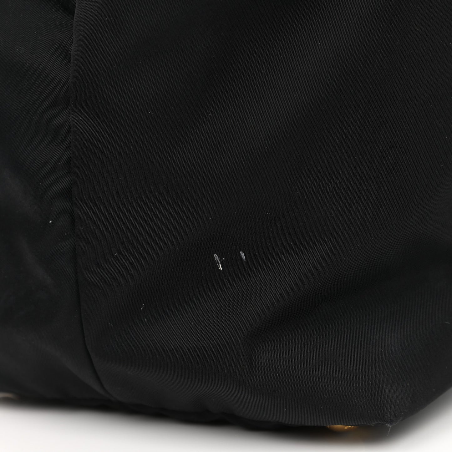 Tessuto Nylon Saffiano Shopping Tote Black