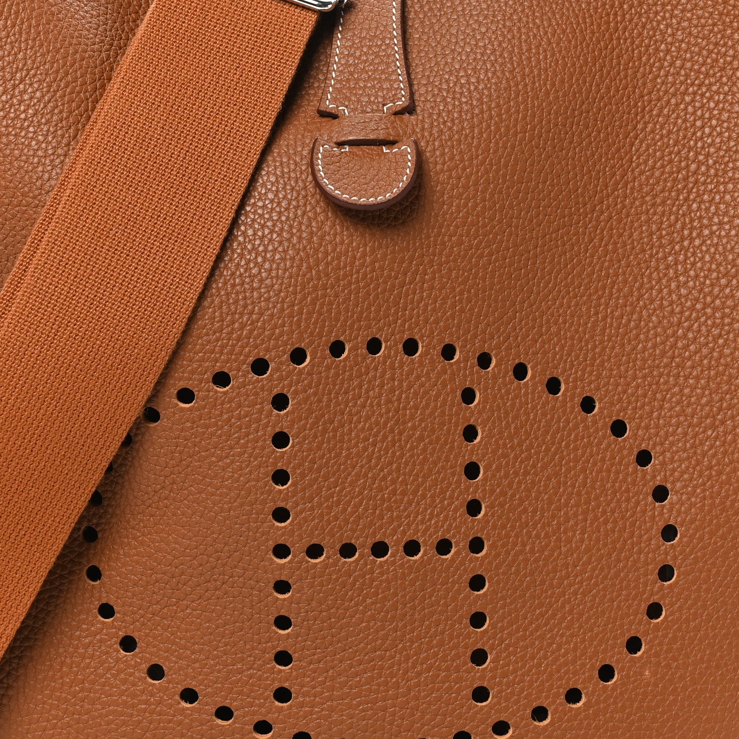 Hermes Taurillon Clemence Evelyne III GM Gold 8 of 10
