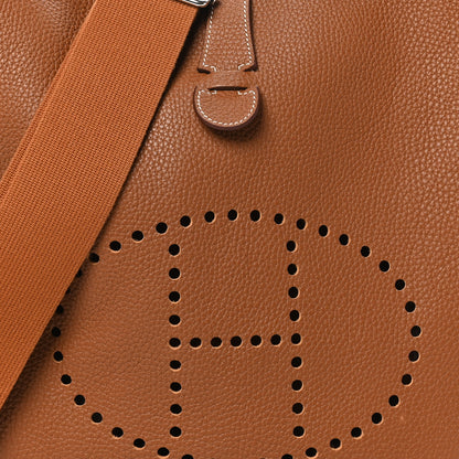 Hermes Taurillon Clemence Evelyne III GM Gold 8 of 10