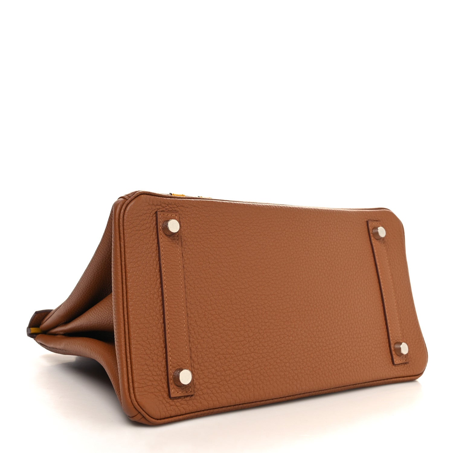 Hermes Togo Swift Officier Birkin 30 Gold Ambre 4 of 12