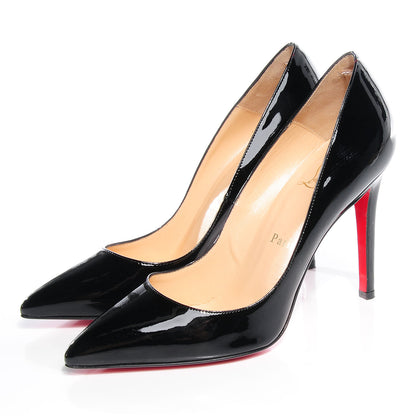 Christian Louboutin Patent Pigalle 85 Pumps 37 Black 3 of 7