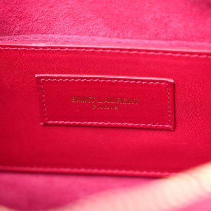 Saint Laurent Calfskin Classic Baby Duffle Fuchsia 6 of 12