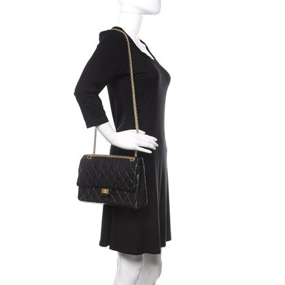 Chanel Aged Calfskin Quilted 2.55 Reissue 226 Flap Black 2 of 12