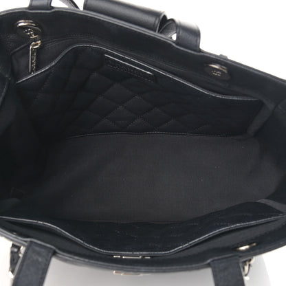 Chanel Caviar Quilted Small CC Box Shopping Tote Black 6 of 11