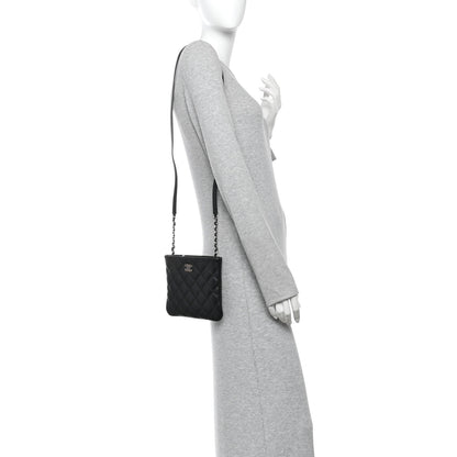 Chanel Lambskin Quilted Crossbody Bag Black 2 of 10