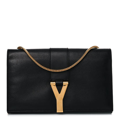 Saint Laurent Calfskin Classic Y Ligne Chain Wallet Black 1 of 20