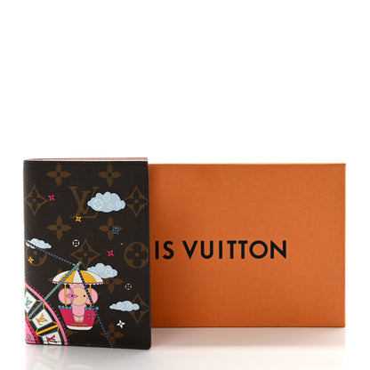 Louis Vuitton Monogram 2020 Christmas Animation Big Wheel Passport Cover Rose Ballerine 8 of 8