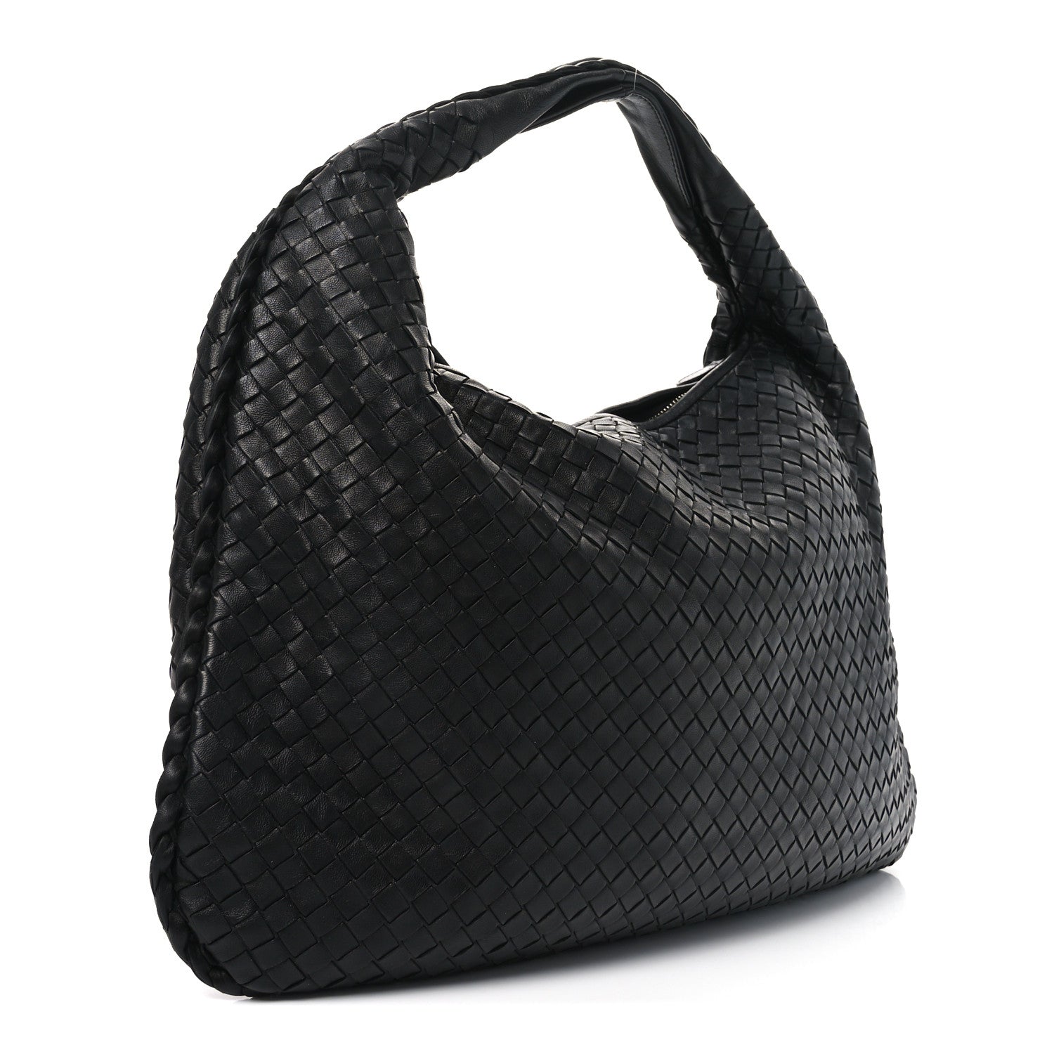 Bottega Veneta Nappa Intrecciato Large Veneta Hobo Black 3 of 12