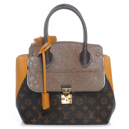 Louis Vuitton Monogram Ostrich Python Majestueux PM Yellow 1 of 7