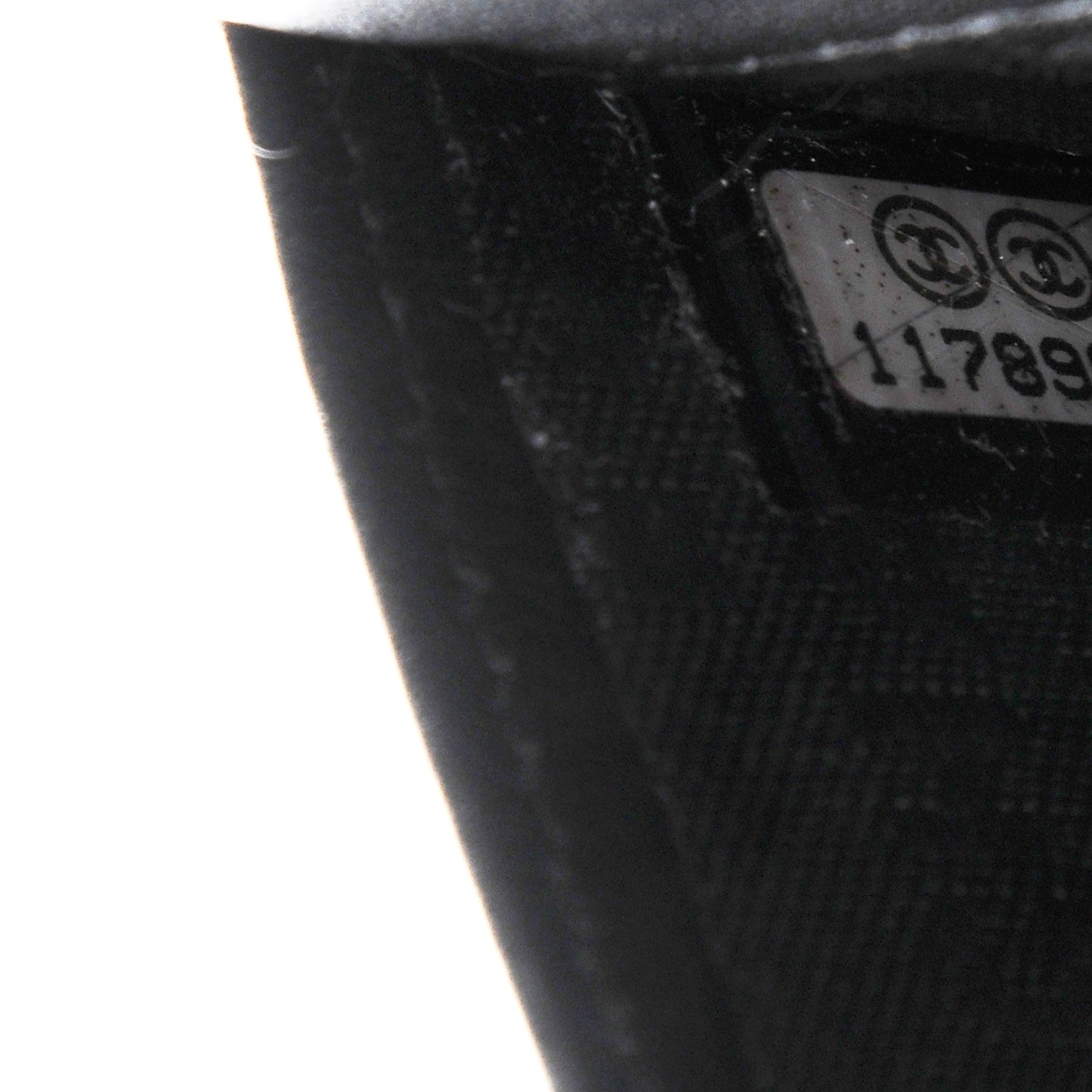 Chanel Grained Patent CC Yen Wallet Black 8 of 8