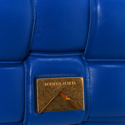 Bottega Veneta Lambskin Maxi Intreccio Padded Chain Cassette Crossbody Bag Cobalt 6 of 12
