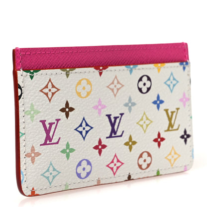 Louis Vuitton LV X TM Monogram Multicolor Card Holder Kawaii Pink 3 of 7