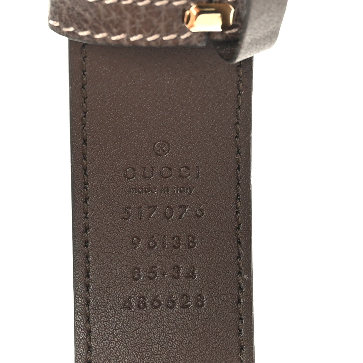 GG Supreme Monogram Web Small Ophidia Belt Bag 85 34 Dark Brown