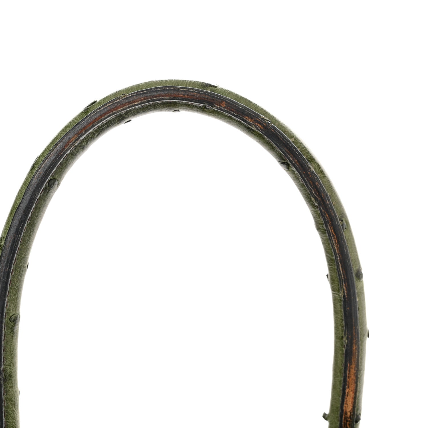Hermes Ostrich Birkin 35 Vert Olive 13 of 23