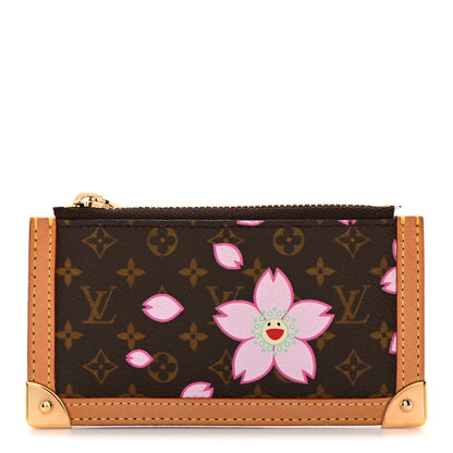 Louis Vuitton Monogram Cherry Blossom Key Pouch Brown 2 of 7