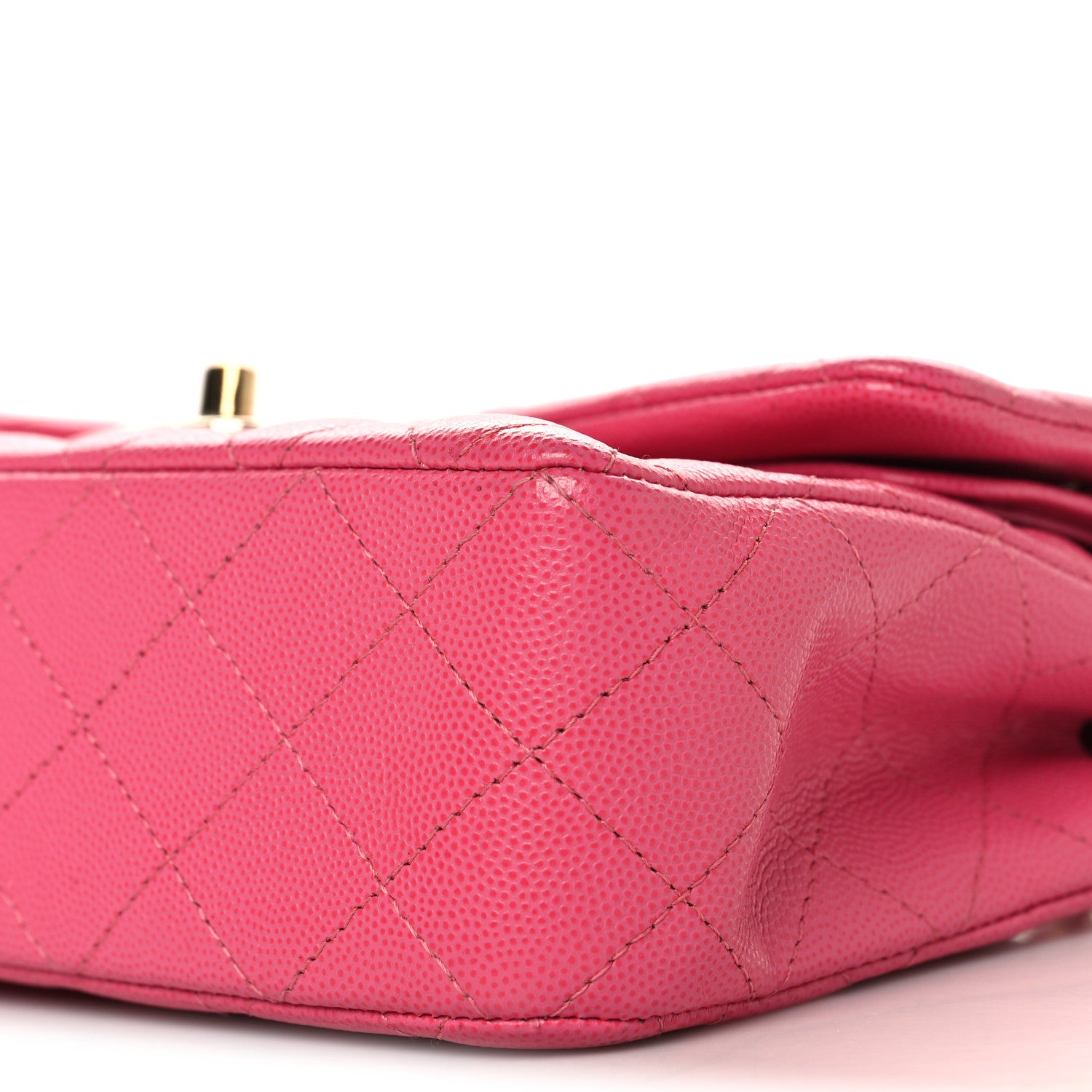 Chanel Caviar Quilted Small Double Flap Pink 10 of 11