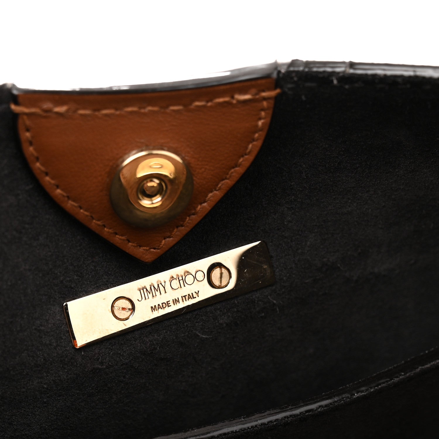Jimmy Choo Calfskin Varenne Small Hobo Dark Tan 6 of 11
