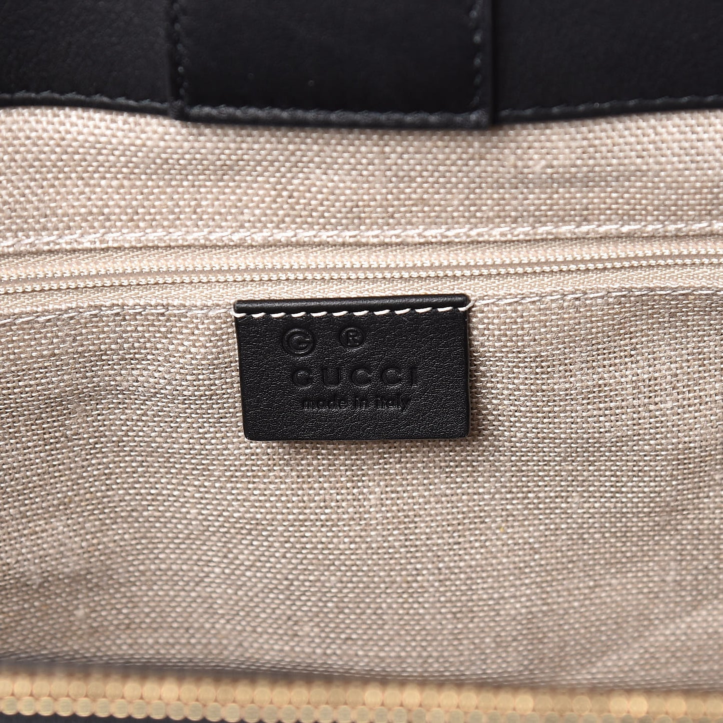 Soft Microguccissima Large Tote Black