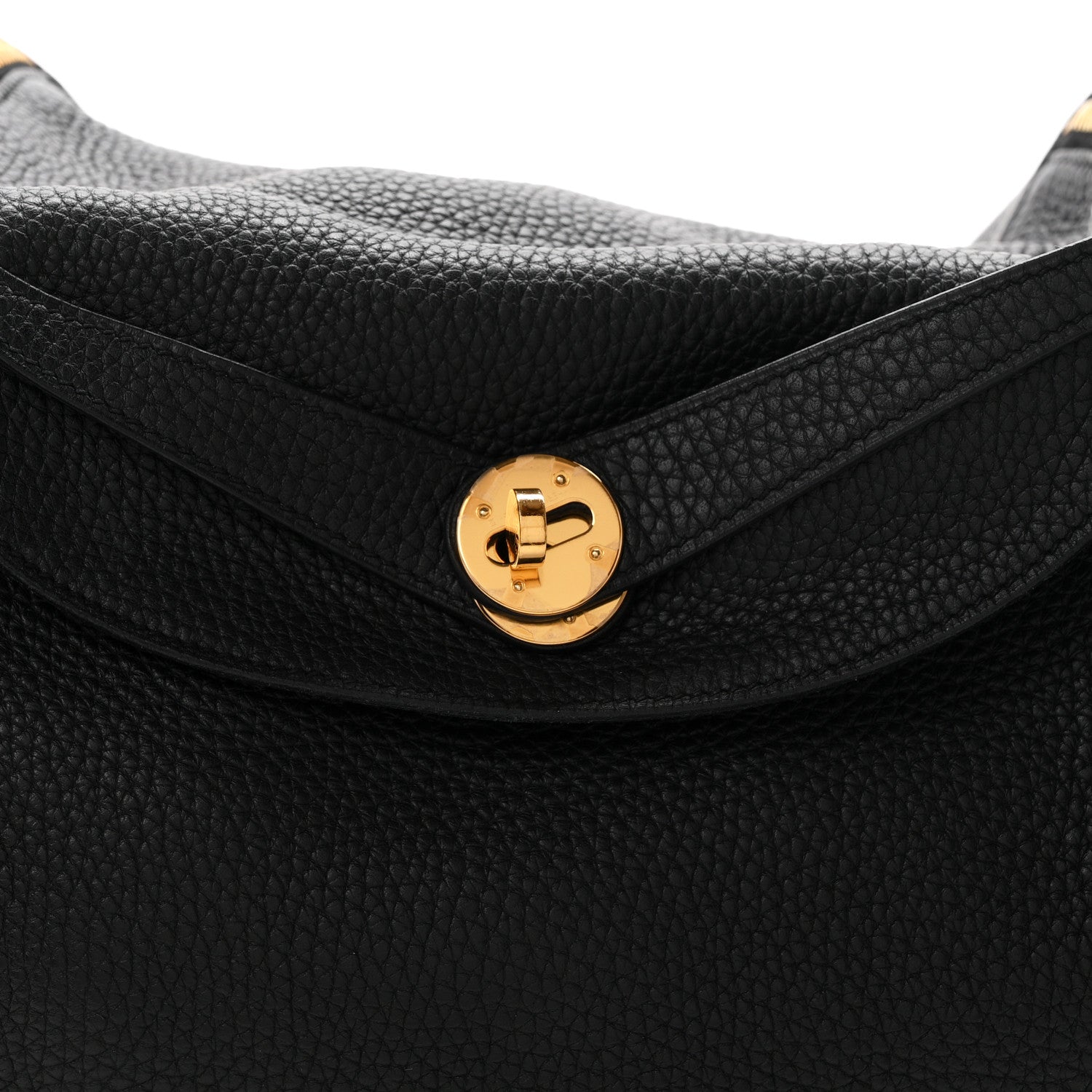 Hermes Taurillon Clemence Lindy 34 Black 8 of 10
