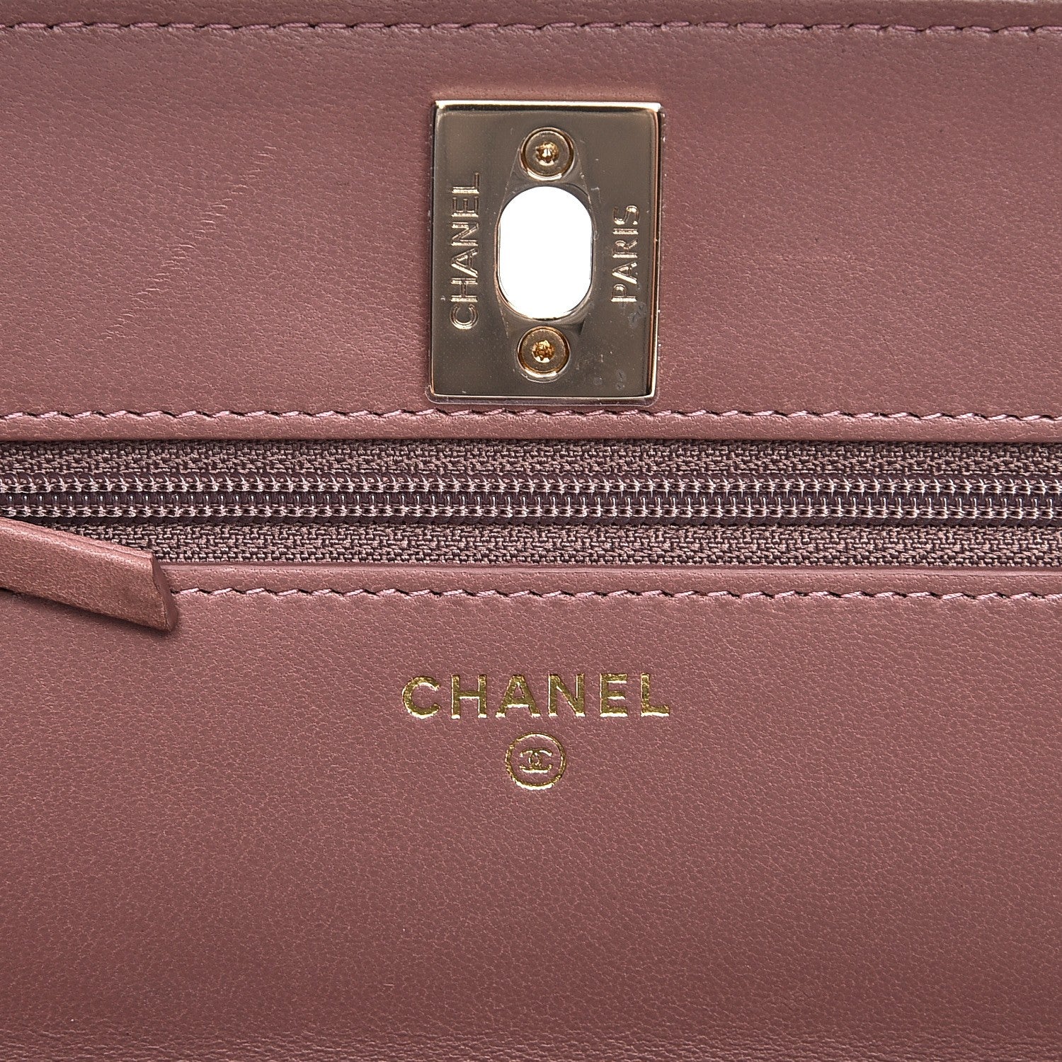 Chanel Lambskin Quilted Trendy CC Wallet On Chain WOC Pink 6 of 11